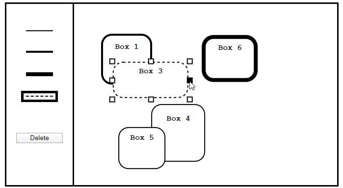 Example with selection