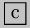\\fbox{c}