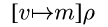 [{m v}{mapsto}{m m}]{rho}